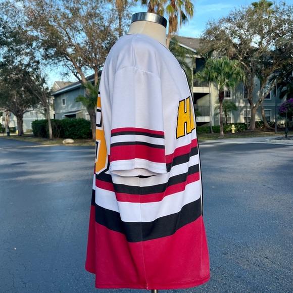 NBA White Miami Heat Button Jersey Size XL Logo Shirt 88 Patty Mills Basketball - Picture 6 of 10